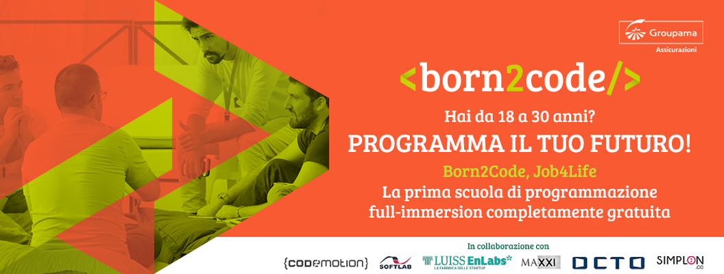 Born2Code, iniziativa gratuita di formazione di Groupama