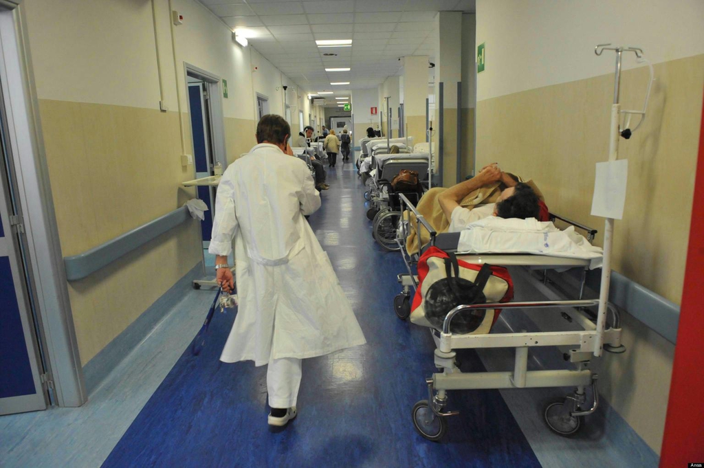 La corsia di un ospedale