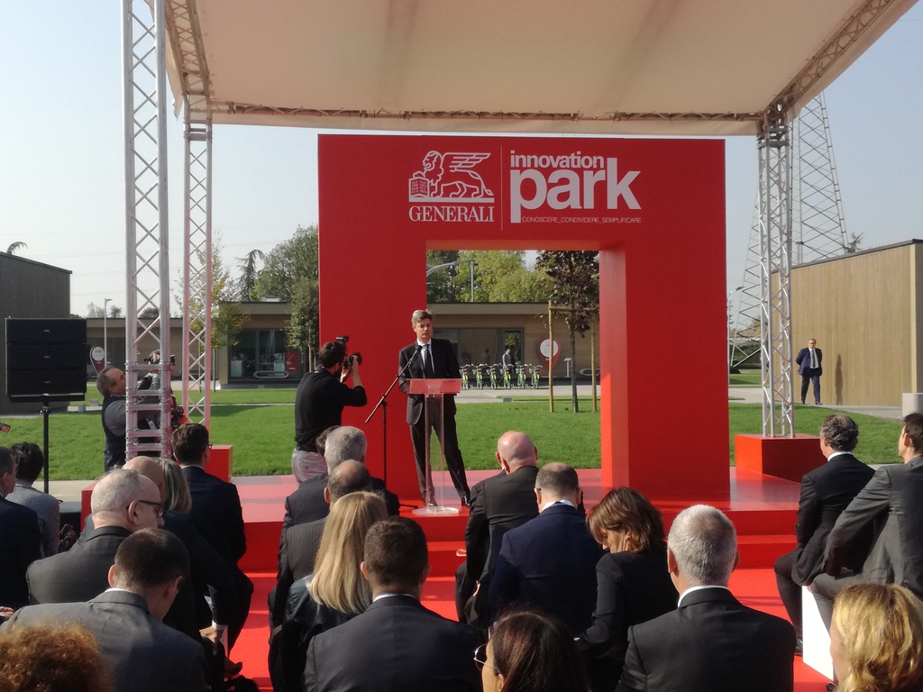 L'inaugurazione dell'Innovation Park di Generali Italia