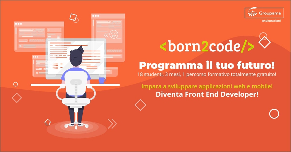 Torna Born2Code, l'Academy di Groupama