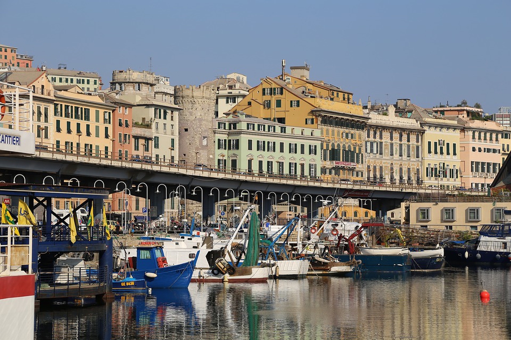 Una veduta di Genova