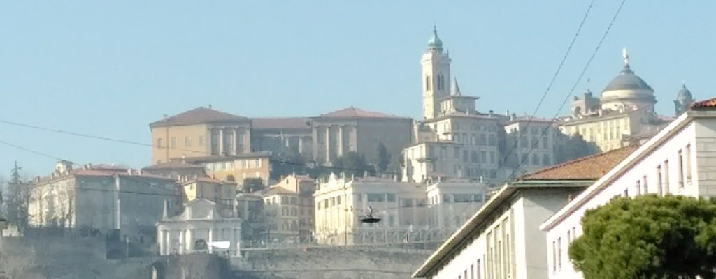 Una veduta di Bergamo Alta