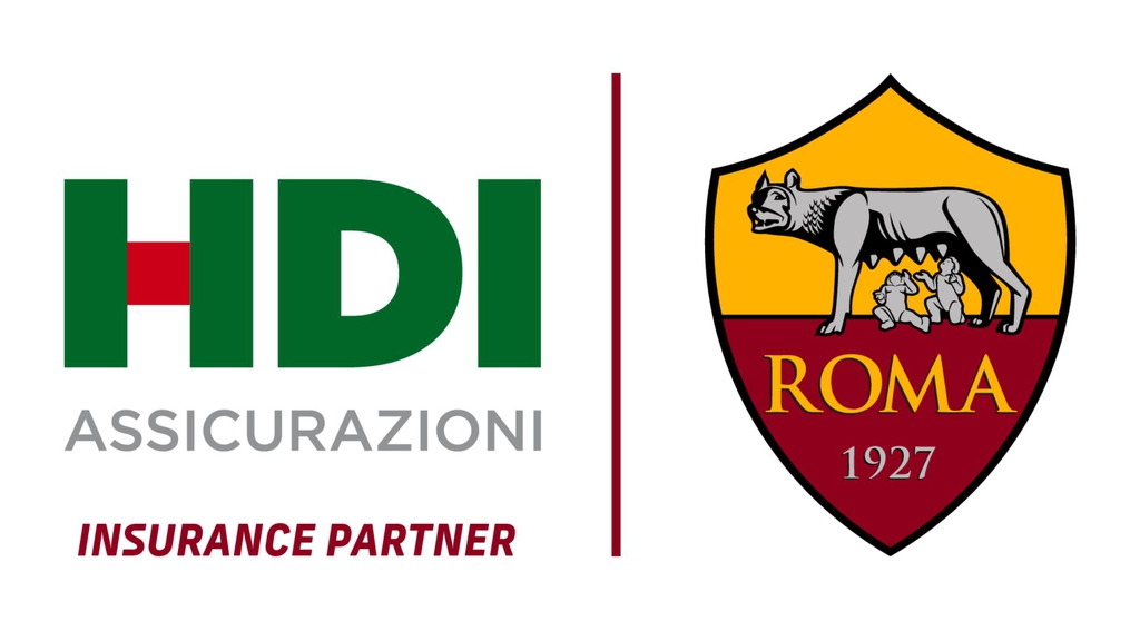 I loghi di Hdi e As Roma