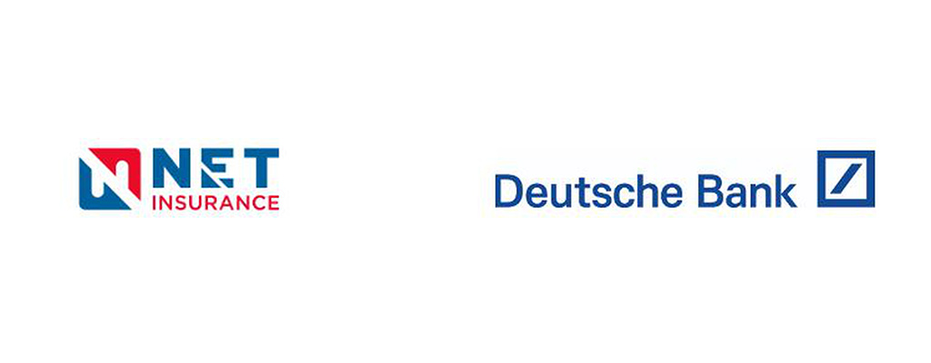 I loghi di Net Insurance e Deutsche Bank